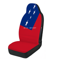 Housses de siège de voiture à motif drapeau de Pohnpei, housses de siège tendance pour l'intérieur des voitures, ajustement universel pour la plupart des voitures, berlines, camions, SUV