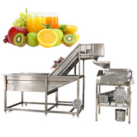 Automatische Industriële Vruchtensap Extractor Concentraat Machine Pulp Fruit Mango Sap Verwerkingsfabriek Te Koop