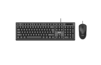 Acer OAK930 Ensemble clavier et souris de bureau filaire étanche 3 touches 1600 DPI Équipement d'ordinateur de bureau/portable