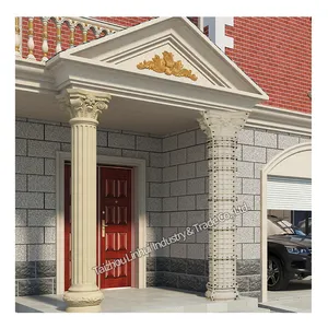 コンクリート住宅型セメント鋼装飾柱丸型プラスチックローマ型枠彫刻柱プレキャストホーム型