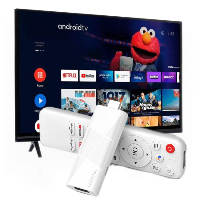 The Cheapest TV Stick H96Max RK3518 Smart Android 14-inch TV Box with 4K Voice Assistant Media Player and Set-Top Box.