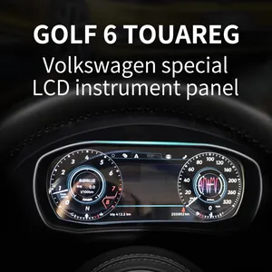 Cụm Thiết Bị LCD Xe Hơi Linux 12.3 Inch Bảng Điều Khiển Đồng Hồ Tốc Độ Kỹ Thuật Số Cho VW Golf 6 Golf 7 GTI Tiguan CC Passat Magotan