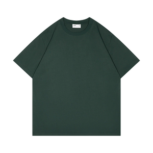 Tee-shirt d'été en coton pour hommes 240gsm, manches courtes à double brosse - Product Image 1