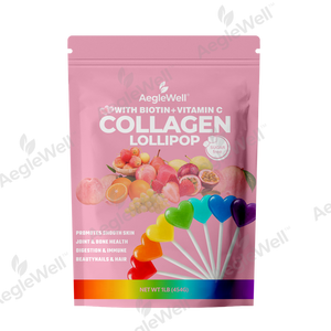 Aeglewell Großhandel L-Glutathion Hautaufhellungs-Lutscher Aufhellende Kollagen-Nahrungsergänzungsmittel für Strahlende Haut - Product Image 3