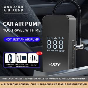 <span class=keywords><strong>Pompe</strong></span> de gonflage des pneus de voiture <span class=keywords><strong>Pompe</strong></span> à <span class=keywords><strong>air</strong></span> 12v avec batterie 6000mAh 150psi Écran numérique Bicycle Ball <span class=keywords><strong>Air</strong></span> Compression Tire Inflator - Product Image 2