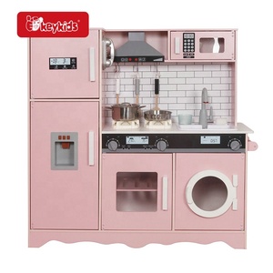 Nouvelle version 2025 : Cuisinière électronique <span class=keywords><strong>en</strong></span> <span class=keywords><strong>bois</strong></span> pour enfants avec machine à laver réaliste W10C991 - Product Image 5