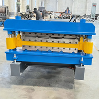 Machine de formage de rouleaux entièrement automatique à double couche pour panneaux de toiture et de mur en acier coloré, offre spéciale