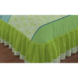 Ensemble de couette Kabir Green King Size 4 pièces, motif géométrique, style moderne, literie pour toutes les saisons, usage domestique - Product Image 4