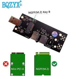 NGFF(M.2) zu USB 3,0 Adapter mit Dual NANO SIM karte Slot für 3G/4G/5G Modul