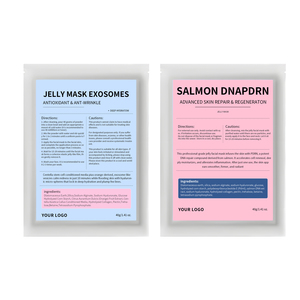 Masque en poudre de gelée pour le soin de la peau du visage OEM ODM ADN de saumon PDRN Blanchissant Biologique Rose Charbon Théier Collagène Masque facial - Product Image 2