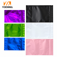 Sachets Doypack en aluminium mat coloré avec fermeture éclair pour emballage alimentaire et snacks