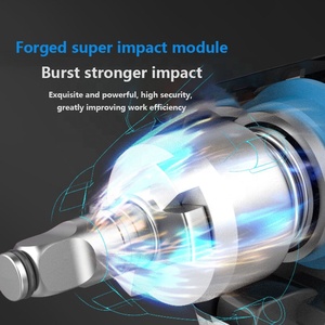 Llave de Impacto de Alto Torque de 21V, Grado Industrial/DIY, Pistola de Aire sin Escobillas, Batería de Litio, Tamaño de 1/2 Pulgada para Llaves Eléctricas N219 Smal - Product Image 4