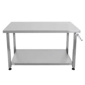 Factory Made Adjustable Height <b>Work</b> <b>Table</b> Ergonomic <b>Work</b> <b>Table</b> With UIndershelf For Kitchen - Product Image 2