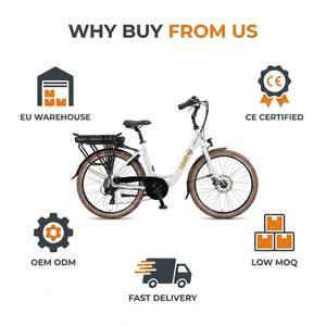 Vélo Électrique Urbain à Cadre Bas 26 pouces, Moteur Arrière 250W, Batterie, Shimano 7 Vitesses, Freins à Disque, Longue Autonomie, Assistance au Pédalage - Product Image 4
