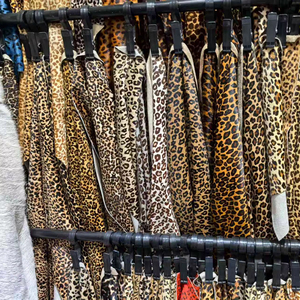 Bất động của thai nhi lông bò với báo in cho mùa đông Giày khởi động Túi Hàng may mặc mũ gối trường hợp bò da tấm da - Product Image 3