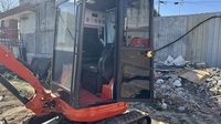 KUBOTA U20 2 tonnes 95% nouveau japonais original avec EPA,CE agricole utilisé Kubota20 pelle pour creuser