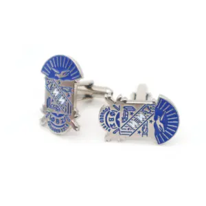 Custom lettera greca Phi Beta Sigma metallo artigianato bracciolo gioielli gemelli massonici personalizzati regalo