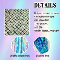 Tirai Foil Bentuk Strip Plastik Warna-warni, Hiasan Rumbai Kustom untuk Ulang Tahun, Pernikahan, Festival, Pesta, Latar Belakang Fotografi, Dekorasi