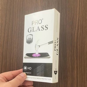 Embalagem de caixa de papel para impressão, embalagem de caixa de papel, vidro temperado, protetor de tela, pacote de varejo para protetor de tela - Product Image 5