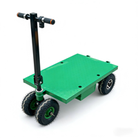 Chariot électrique portable à quatre roues, structure pliable, plateforme pour rampe d'ascenseur, chariot à marchandises pliable, chariot électrique pliable