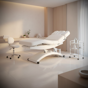 Camilla de Masaje y Tratamiento de Belleza de Alta Calidad con 3 Motores Eléctricos para Spa, Salón, Cosmética, Podología y Estética - Product Image 1