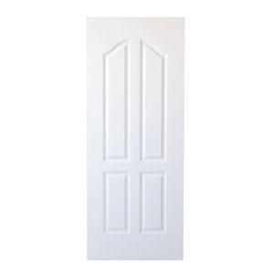 Puerta laminada de PVC moderna Puerta de panel de plástico de PVC de fácil montaje blanco PVC <span class=keywords><strong>para</strong></span> dormitorio - Product Image 1