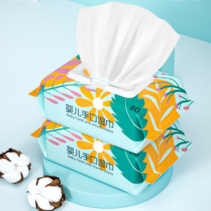 Lingettes humides nettoyantes en bambou bio All Nature sans javel pour bébé - Product Image 2
