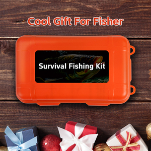 LUSHAZER Kit <span class=keywords><strong>de</strong></span> pêche <span class=keywords><strong>de</strong></span> survie 90 pièces/ensemble, ensemble <span class=keywords><strong>de</strong></span> matériel <span class=keywords><strong>de</strong></span> pêche d'urgence avec hameçons, lignes, flotteurs, leaders, équipement <span class=keywords><strong>de</strong></span> pêche pour le camping en plein air - Product Image 6