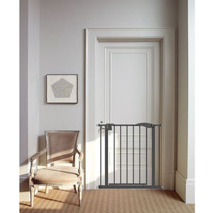 Barrière de sécurité pour escalier pour bébé et animaux domestiques YIXIN SG-003, en fer, réglable, avec fermeture à bouton-pression, protection de sécurité pour enfants, conforme à la norme EN71 - Product Image 6