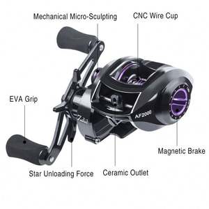 Reel Pancing Magnetik Berkualitas Tinggi Terbaik, Daya Tarik Maksimum 8KG, Reel Casting Umpan, Roda Pancing Surf, Pesca - Product Image 5