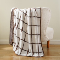 Plaid Doux et Moelleux Confortable, Décoration Bohème Esthétique pour la Maison, Motif Gingham, Dessin Animé, Uni, Cadeaux Quatre Saisons pour Femmes et Adolescentes