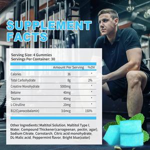 Private Label muscolare Builder gommose energia Post-allenamento e creatina monoidrato integratore per adulti - Product Image 2