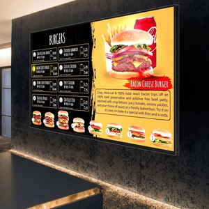 43 inch cảm ứng điện dung LCD kỹ thuật số biển màn hình quảng cáo treo tường cho sân bay phòng triển lãm phương tiện truyền thông sử dụng bức tường video - Product Image 1