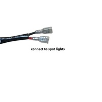 Sakelar Lampu Kabut LED Sepeda Motor 1 hingga 2 Kabel Harness Lampu Kabut Off-road Kabel Relay Kiri dan Kanan Harness Kabel Cerdas