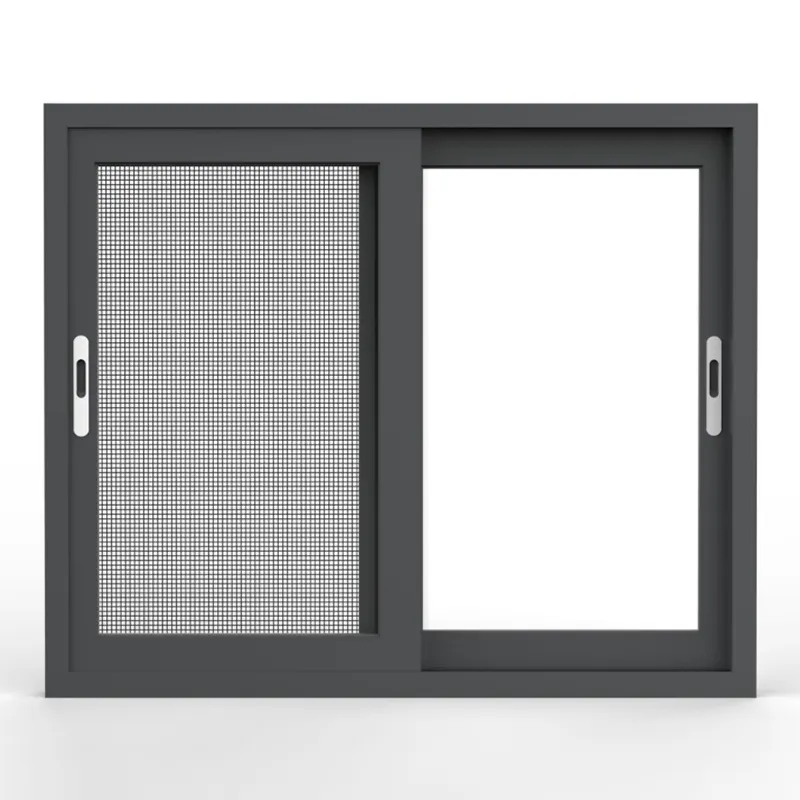 Druet 브랜드 캘리포니아 표준 현대 디자인 허리케인 충격 알루미늄/알루미늄 슬라이딩 창 홈 빌라