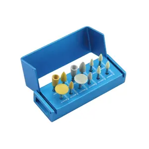 Kit de pulido dental para dentadura, fabricante dental RA3112, porcelana precisa