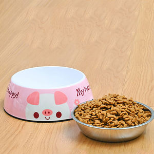 Melamina de aço inoxidável para cachorro, aço inoxidável, luxuosa, cão, comida, tigela personalizada, impressão de logotipo, cão, gato, bacia de animal de estimação - Product Image 3