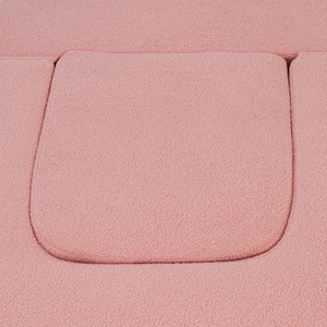 VOXHOME Divano Letto Singolo Minimalista Nordico per Soggiorno e Camera da Letto, Divano Pieghevole Pigro in Bouclé <span class=keywords><strong>Rosa</strong></span> - Product Image 6