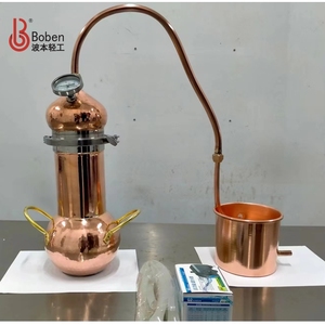 Boben Hot Sale 2L <strong>Essential</strong> <strong>Oil</strong> Pure Dew Distiller Bearing Pressure Vessel SUS304/Red Copper Material Home <strong>Distillation</strong> - Product Image 4