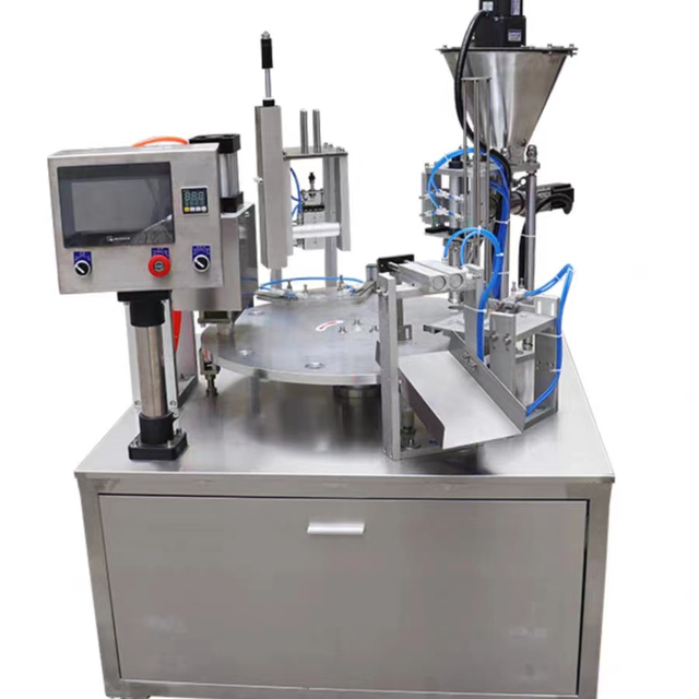JIAHE Rotary Type Automatic Customized Shaped K Cup 5g  Nespresso Coffee Capsule Packing Machine Filling and Sealing