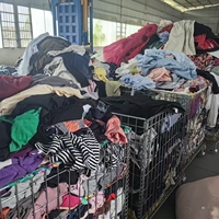 Ropa Usada Lavable SF02, Barata y de Alta Calidad, Camisetas, Pantalones Cortos, Vestidos, Pantalones Deportivos, Camisas, Jeans, Ropa Mixta para Hombre, Verano, 50 kg/bala
