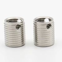 Self Tapping Stainless Steel Insert Nut Polished Finish Fully Threaded DIN Standard M2-M16 Thread Size