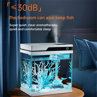 Aquarium intelligent avec système de filtration multi-couches pour petits aquariums de maison et de salon