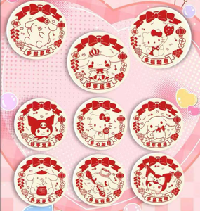 การ์ดสะสมซานริโอสุดน่ารัก คุโรมิ เมโลดี้ คิตตี้ แผ่นรองแก้วเซรามิก ไพ่เกม ของเล่นเด็ก ของขวัญ - Product Image 6