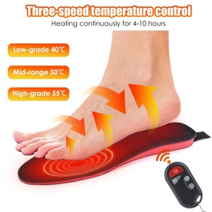 <b>USB</b> Electric Foot Warmer <b>Heating</b> Insole Electric Waterproof and Deodorizing Heated Insole with Remote - Product Image 2