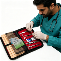 Mannequin de dissection en acier inoxydable et silicone pour étudiants en sciences médicales, kit d'entraînement à la chirurgie et à la suture, B5750 Healer