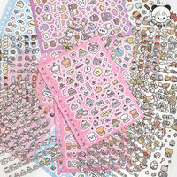 Livre d'autocollants décoratifs Kpop écologiques en PET autocollants mignons pour journal, matériel de bricolage, décoration, autocollants Kawaii pour scrapbooking