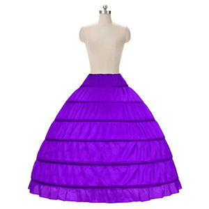 Accessoires de mariage <span class=keywords><strong>jupon</strong></span> Vestido Longo robe de bal <span class=keywords><strong>Crinoline</strong></span> sous-jupe multi 8 couleurs <span class=keywords><strong>6</strong></span> <span class=keywords><strong>cerceaux</strong></span> jupe jupons - Product Image 4