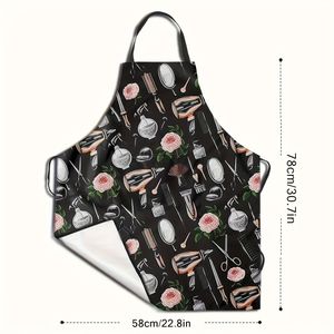 Delantal de Peluquería Personalizado, Transpirable, Impermeable, Duradero, Lavable y de Larga Duración para Uso en Salón - Product Image 4