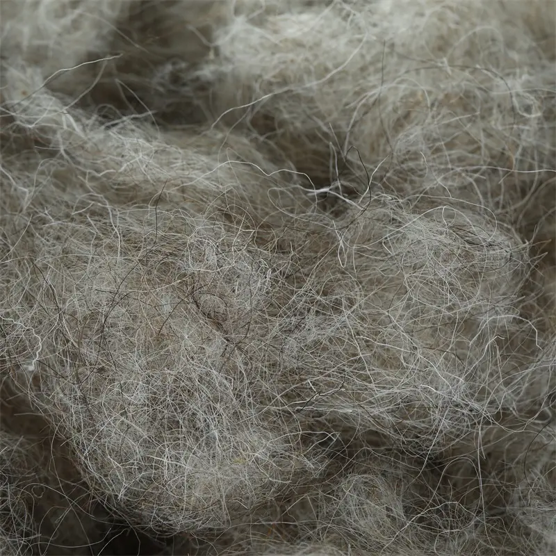 Wool Wool Professional 32 Mic Carded Washed Sheep Wool Waste For Felt